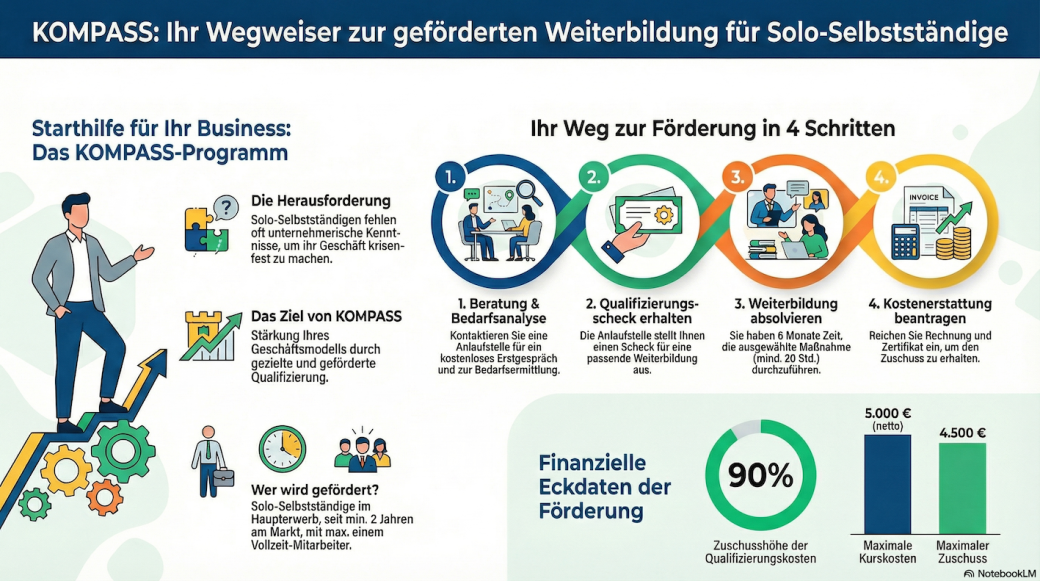 Kompassf&ouml;rderung 2025: Zusch&uuml;sse f&uuml;r Digitalisierung und Innovation